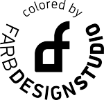 Colored by Farbdesignstudio Logo.